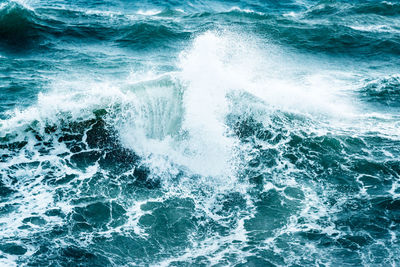 Full frame shot of sea waves