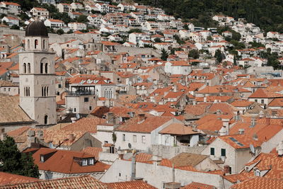 Dubrovnik croatia old town red tile roofs beautiful history