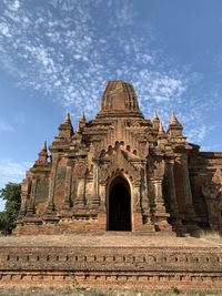 Low angle view of historical building against sky