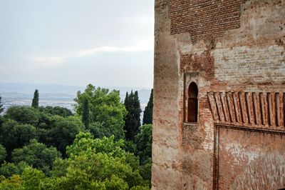 View of old building against sky