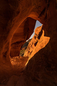 View of rock formation