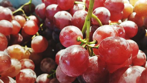 Full frame shot of cherries