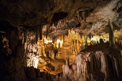 Low angle view of cave