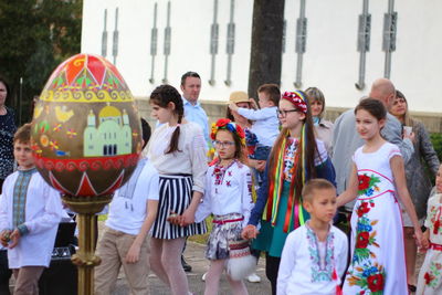 Group of people in traditional clothing