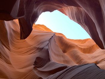 Rock formations at canyon