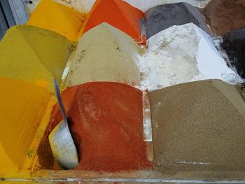 Close-up of multi colored for sale in market