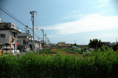 Buildings against sky