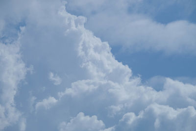 Low angle view of clouds in sky