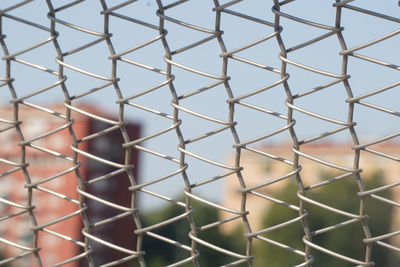 Full frame shot of metal fence