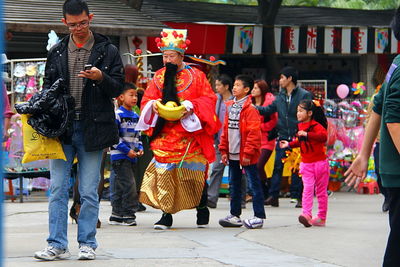 Group of people in traditional clothing