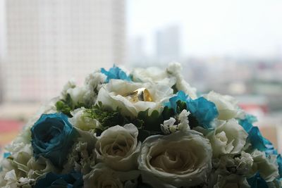 Close-up of rose bouquet