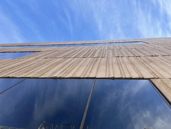 Low angle view of building against sky, ibero museum of jaén, andalusia, spain