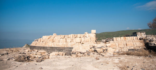 Built structure against blue sky