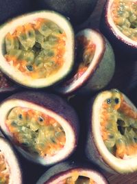 Close-up of fruits on table