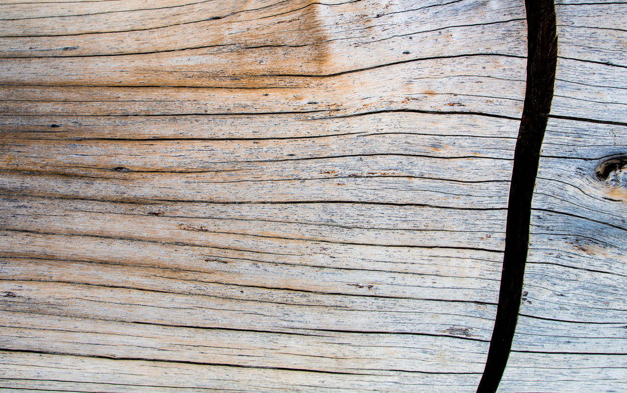 FULL FRAME SHOT OF OLD WOODEN PLANK