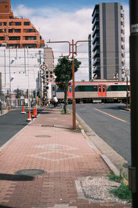 View of city street