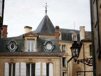 Low angle view of built structure against sky