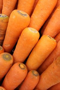 Full frame shot of carrots