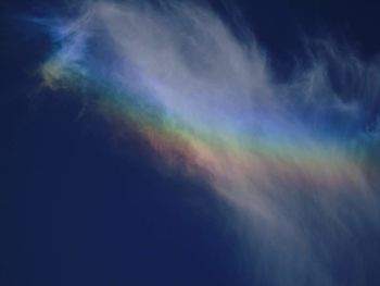 Scenic view of rainbow in sky