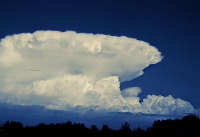 Low angle view of cloudy sky