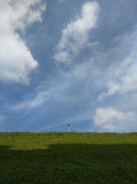 Tranquil , blue white green.