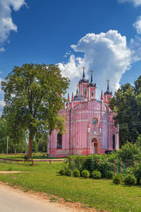 Church of the transfiguration of the savior in the village of krasnoe, russia