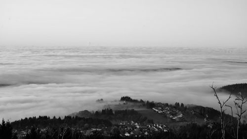 Scenic view of landscape against sky