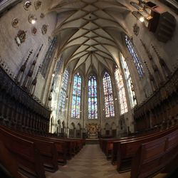 Interior of church