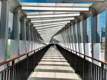 View of elevated walkway