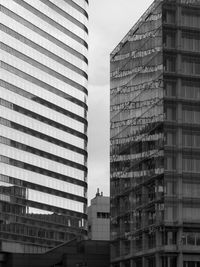 Low angle view of buildings against sky