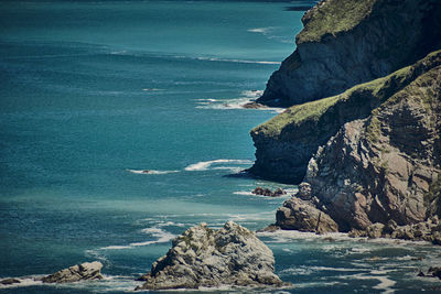 Laredo coast líne in summer