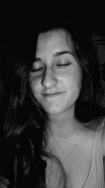 Portrait of young woman