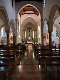 Interior of church