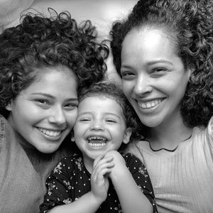 Portrait of happy family 
