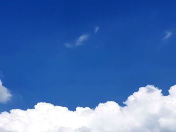 Low angle view of clouds in sky