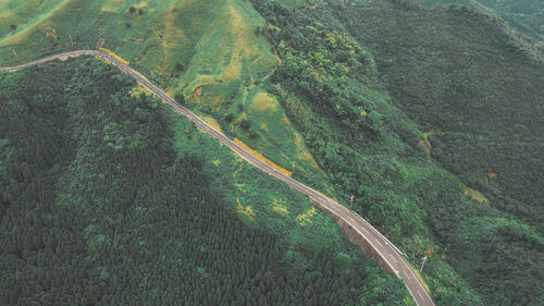 High angle view of landscape