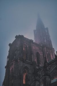 Low angle view of church against sky