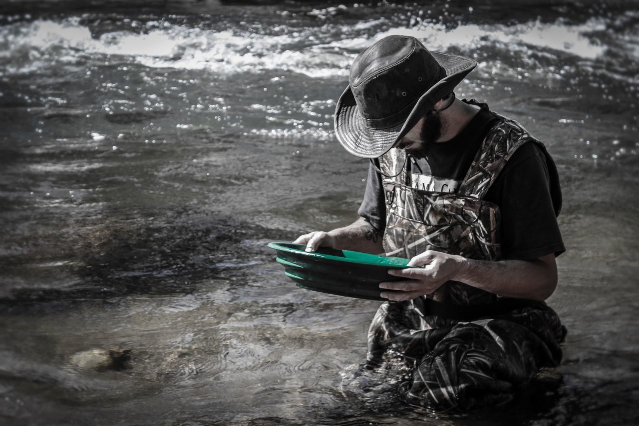 Gold panning