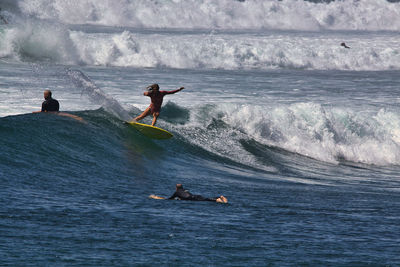 People in sea