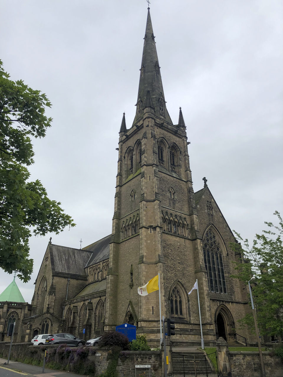 LOW ANGLE VIEW OF A BUILDING