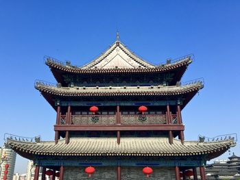 Low angle view of temple