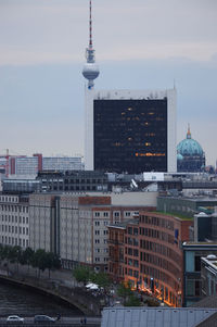 View of cityscape against sky