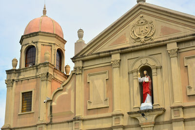 Low angle view of building against sky