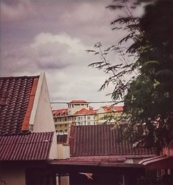 Low angle view of building against sky