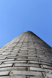 Low angle view of building against clear sky