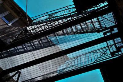 Low angle view of bridge against sky