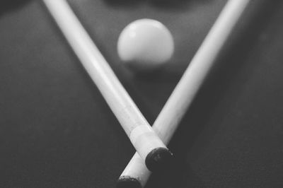 Close-up of ball on table