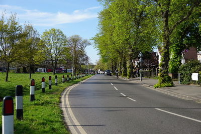 People walking on road