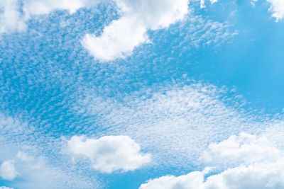 Low angle view of clouds in sky