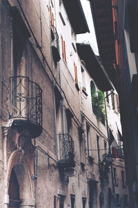 Low angle view of residential building